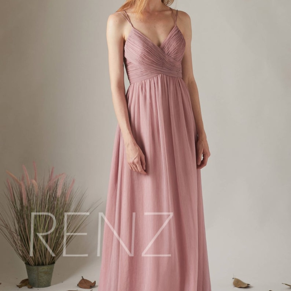 Bridesmaid Dress Dusty Rose Boho Wedding